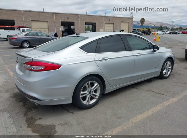 3FA6P0LU4JR247808 2018 FORD FUSION HYBRID Silver Հետևի աջ
