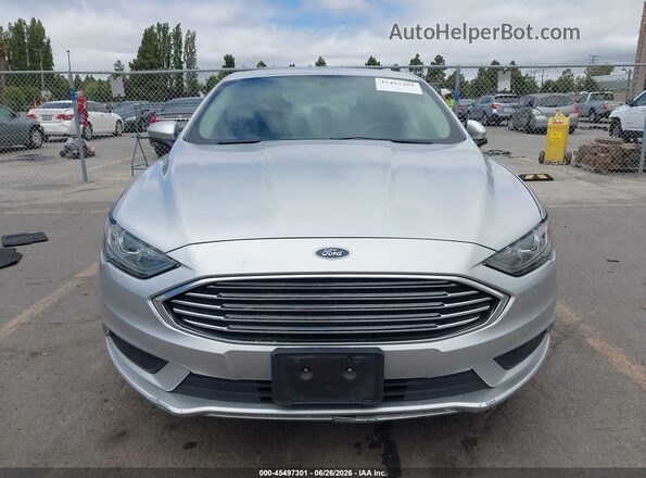 3FA6P0LU4JR247808 2018 FORD FUSION HYBRID Silver Սարքավորումների վահանակի տեսք