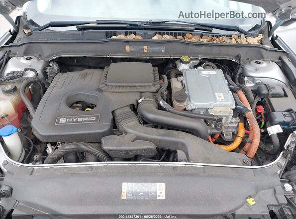 3FA6P0LU4JR247808 2018 FORD FUSION HYBRID Silver Հետևի տեսք