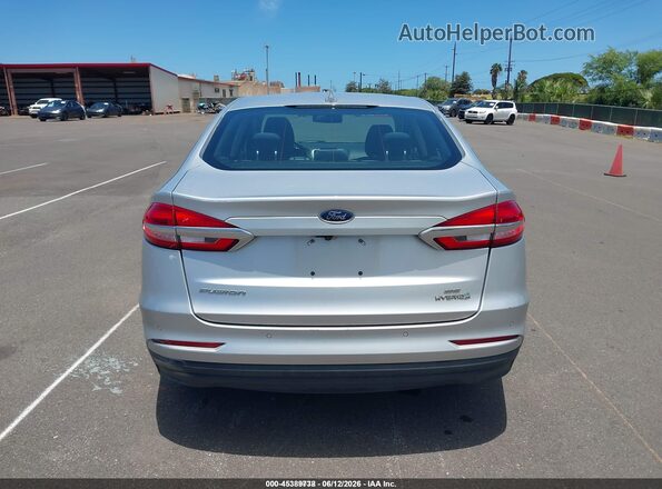 3FA6P0LU4KR149573 2019 FORD FUSION HYBRID Silver 