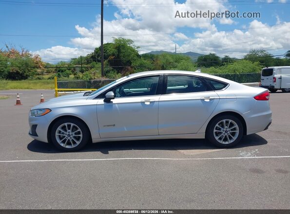 3FA6P0LU4KR149573 2019 FORD FUSION HYBRID Silver 