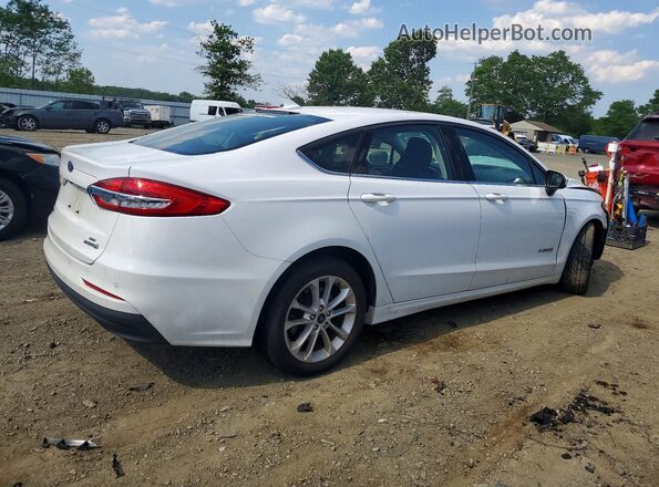 3FA6P0LU4KR212770 2019 FORD FUSION Белый Задняя правая четверть