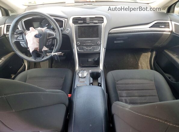 3FA6P0LU4KR212770 2019 FORD FUSION Белый Вид панели приборов