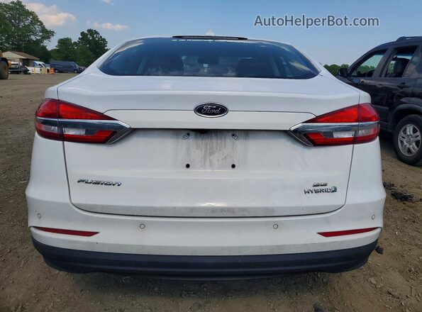 3FA6P0LU4KR212770 2019 FORD FUSION Белый Вид сзади