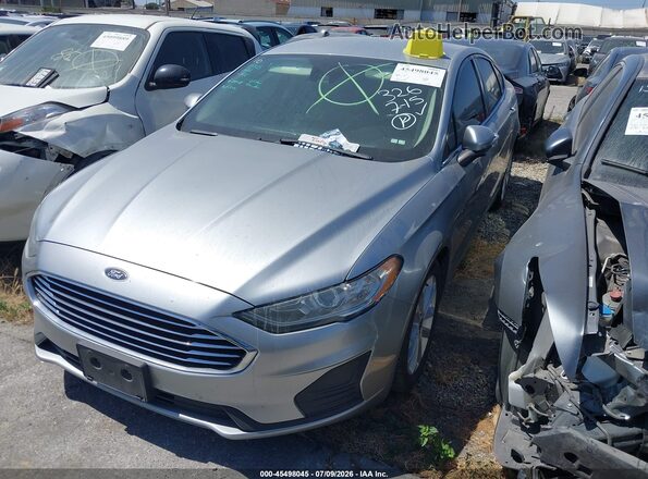 3FA6P0LU4LR114081 2020 FORD FUSION Silver წინა მარცხენა ხედი სამი მეოთხედიდან