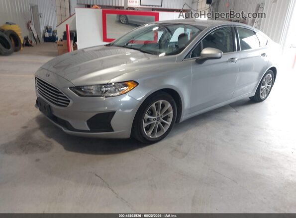 3FA6P0LU4LR224743 2020 FORD FUSION Silver Front left