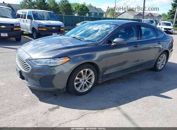 3FA6P0LU4LR244944 2020 FORD FUSION Gray წინა მარცხენა ხედი სამი მეოთხედიდან