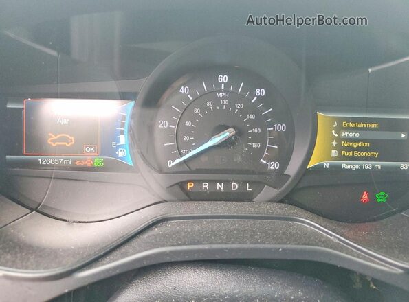 3FA6P0LU4LR263946 2020 FORD FUSION Gray Instrument cluster view