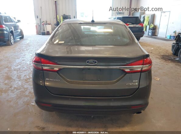 3FA6P0LU5HR156377 2017 FORD FUSION HYBRID Gray 
