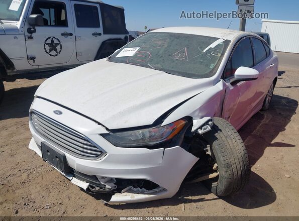 3FA6P0LU5HR231207 2017 FORD FUSION HYBRID White Vista frontal