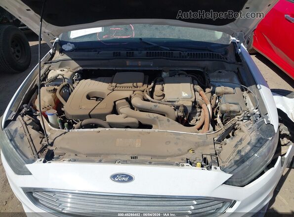 3FA6P0LU5HR231207 2017 FORD FUSION HYBRID White Vista trasera