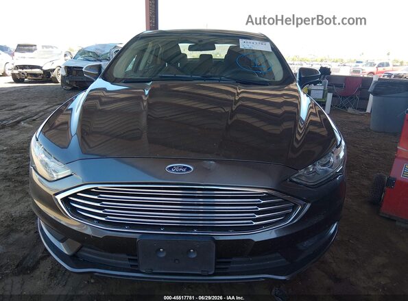 3FA6P0LU5HR314023 2017 FORD FUSION HYBRID Gray Front view