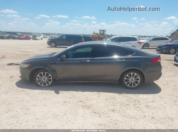 3FA6P0LU5HR325684 2017 FORD FUSION HYBRID Gray Սալոնի 360 աստիճան տեսք
