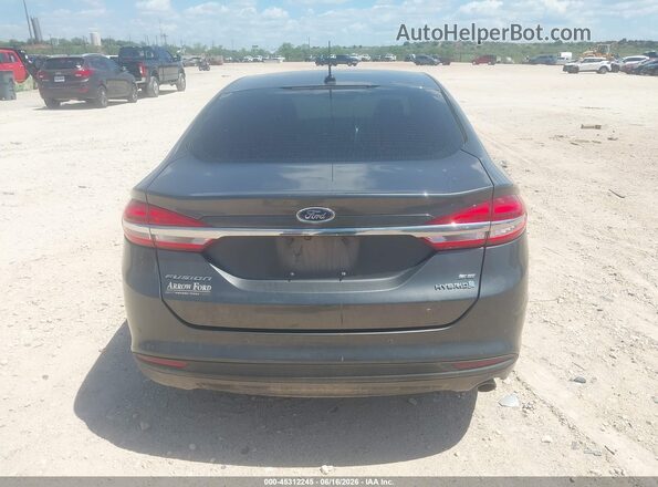 3FA6P0LU5HR325684 2017 FORD FUSION HYBRID Gray 
