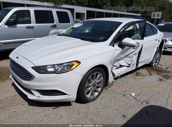 3FA6P0LU5HR351248 2017 FORD FUSION HYBRID White Przód lewy