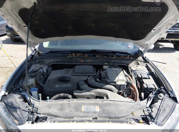 3FA6P0LU5HR351248 2017 FORD FUSION HYBRID White Widok z tyłu