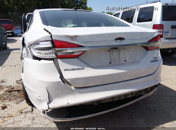 3FA6P0LU5HR351248 2017 FORD FUSION HYBRID White 