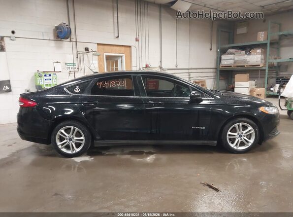 3FA6P0LU5JR141416 2018 FORD FUSION HYBRID Black 