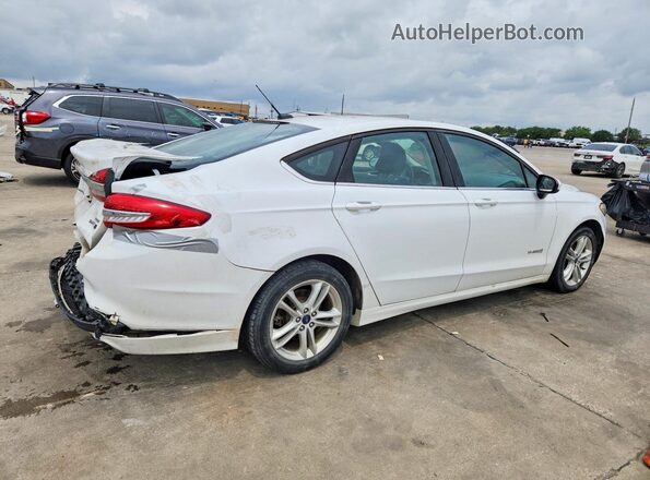 3FA6P0LU5JR173167 2018 FORD FUSION White Tył prawy