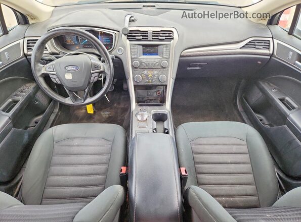 3FA6P0LU5JR173167 2018 FORD FUSION White Widok deski rozdzielczej