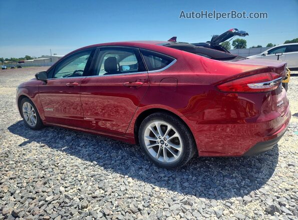 3FA6P0LU5KR133639 2019 FORD FUSION Red Հետևի ձախ