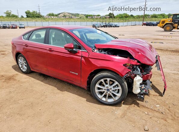 3FA6P0LU5KR200692 2019 FORD FUSION Red Առջևի աջ