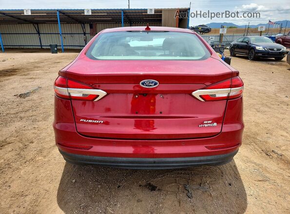 3FA6P0LU5KR200692 2019 FORD FUSION Red Հետևի տեսք