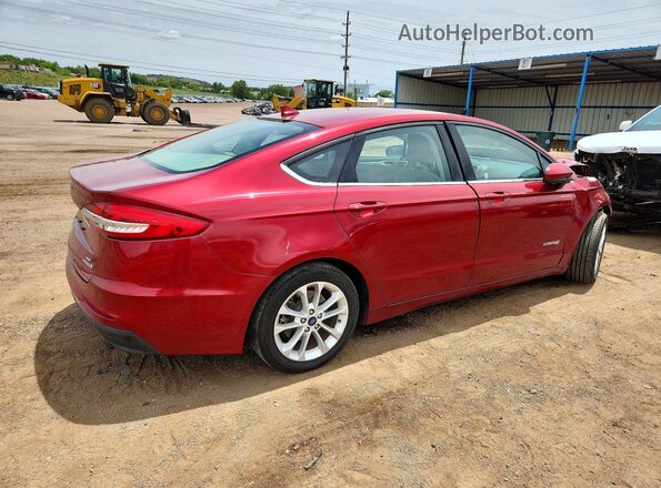 3FA6P0LU5KR200692 2019 FORD FUSION Red Հետևի աջ