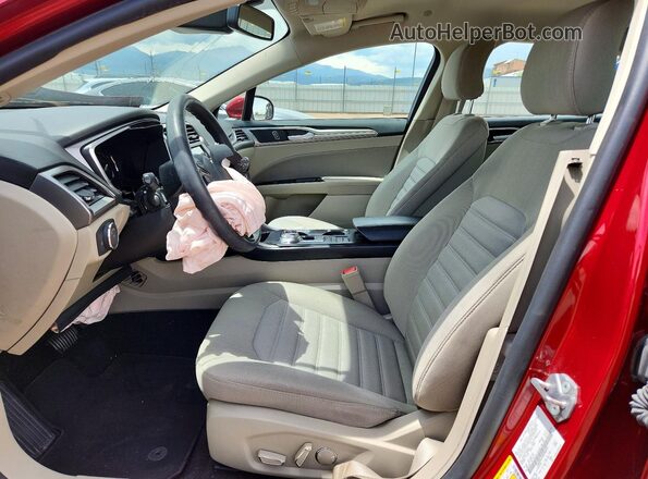 3FA6P0LU5KR200692 2019 FORD FUSION Red Սալոնի դիմացի տեսք