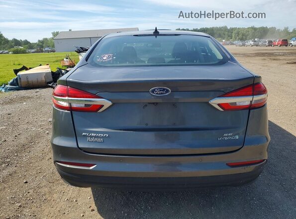 3FA6P0LU5KR208288 2019 FORD FUSION Gray Rear view