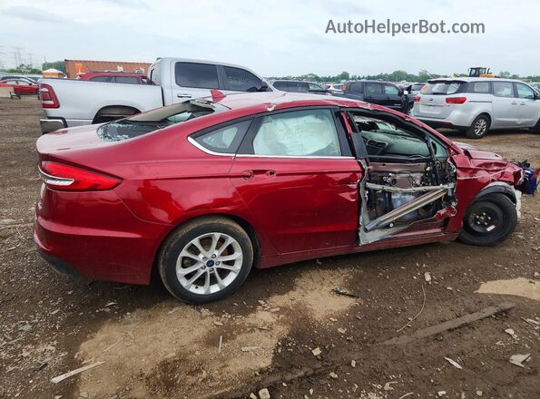 3FA6P0LU5KR240819 2019 FORD FUSION Red უკანა მარჯვენა