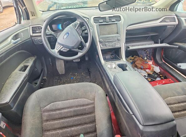 3FA6P0LU5KR240819 2019 FORD FUSION Red წინა პანელის ხედი