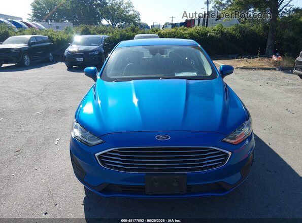 3FA6P0LU5LR119158 2020 FORD FUSION Blue Vista del cuadro de instrumentos