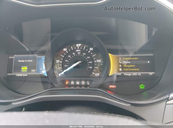 3FA6P0LU5LR119158 2020 FORD FUSION Blue Vista de los asientos traseros
