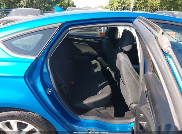 3FA6P0LU5LR119158 2020 FORD FUSION Blue Vista de la etiqueta del VIN