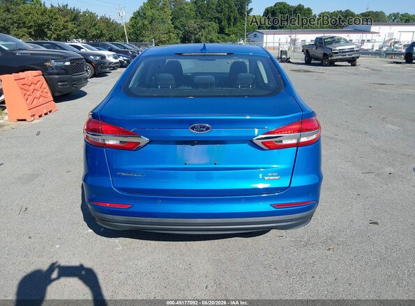 3FA6P0LU5LR119158 2020 FORD FUSION Blue 
