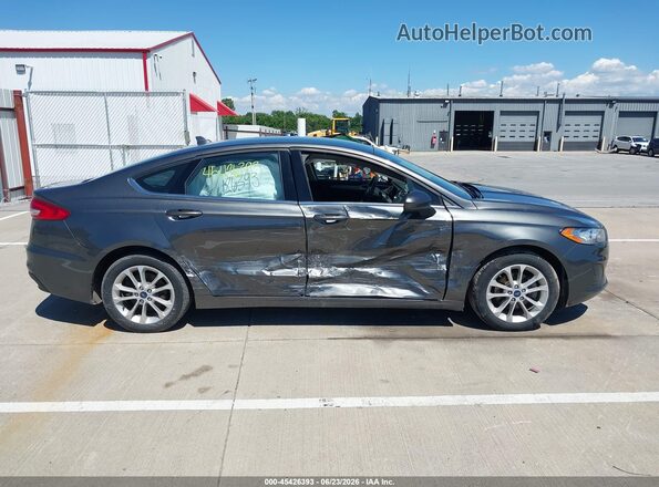 3FA6P0LU5LR164066 2020 FORD FUSION Gray უკანა სალონის ხედი