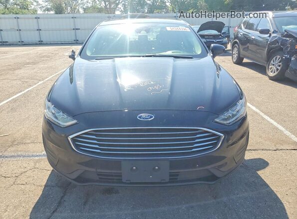 3FA6P0LU5LR185967 2020 FORD FUSION Black Front view