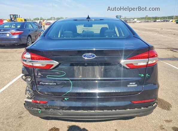 3FA6P0LU5LR185967 2020 FORD FUSION Black Rear view