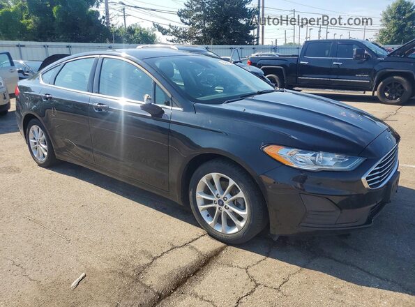 3FA6P0LU5LR185967 2020 FORD FUSION Black Front right
