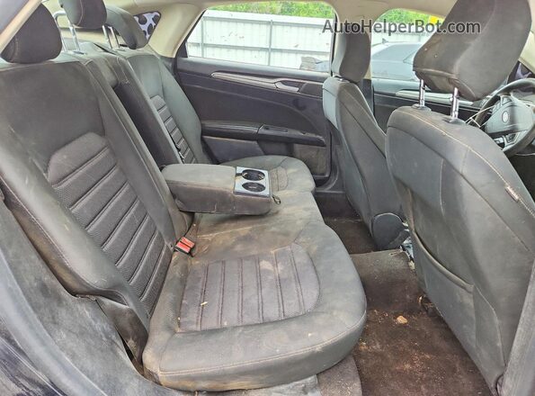 3FA6P0LU5LR266497 2020 FORD FUSION Black Вид задніх сидінь