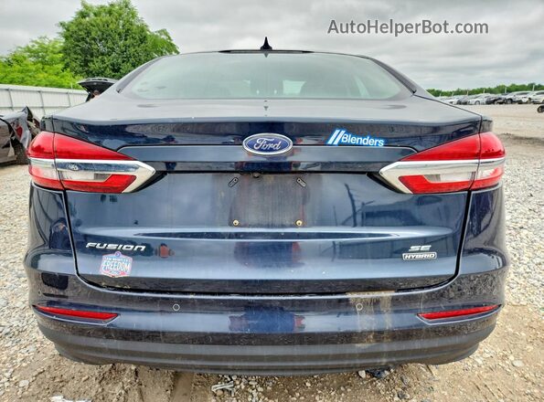 3FA6P0LU5LR266497 2020 FORD FUSION Black Вид ззаду