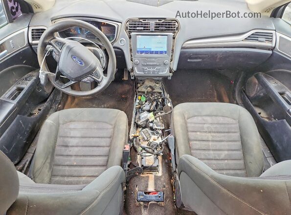 3FA6P0LU5LR266497 2020 FORD FUSION Black Вид панелі приладів
