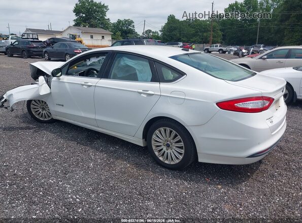 3FA6P0LU6GR337521 2016 FORD FUSION HYBRID White Trasero izquierdo