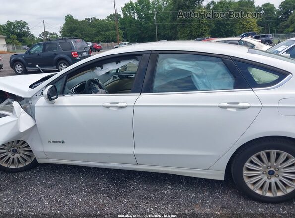 3FA6P0LU6GR337521 2016 FORD FUSION HYBRID White Vista interior de 360 grados