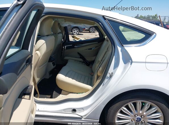 3FA6P0LU6GR403694 2016 FORD FUSION HYBRID White VIN კოდის სტიკერის ხედი
