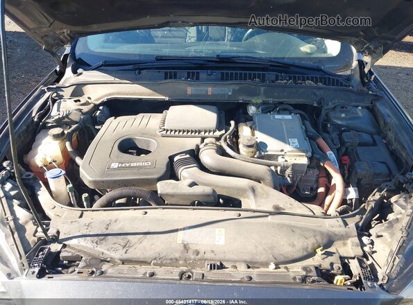 3FA6P0LU6HR287785 2017 FORD FUSION HYBRID Gray Հետևի տեսք