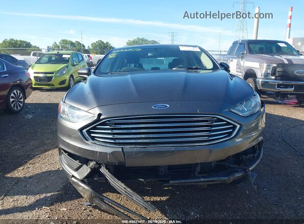 3FA6P0LU6HR287785 2017 FORD FUSION HYBRID Gray Սալոնի հետևի տեսք