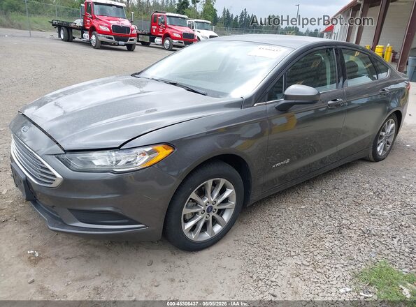 3FA6P0LU6HR326942 2017 FORD FUSION HYBRID Серый 