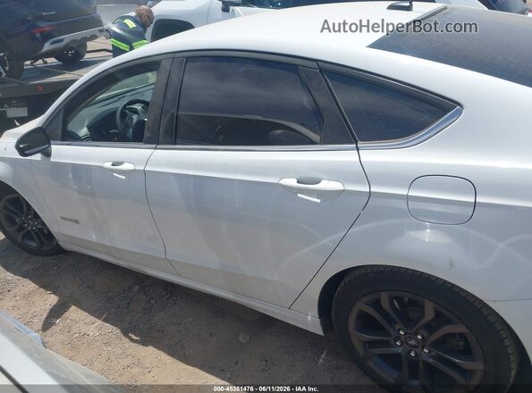 3FA6P0LU6JR132689 2018 FORD FUSION HYBRID White Панорамний вид салону 360°